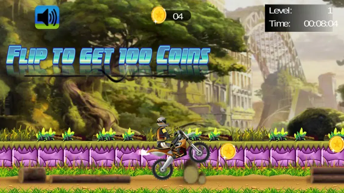 Dirt Motor bike Racing 2D Ekran Görüntüleri