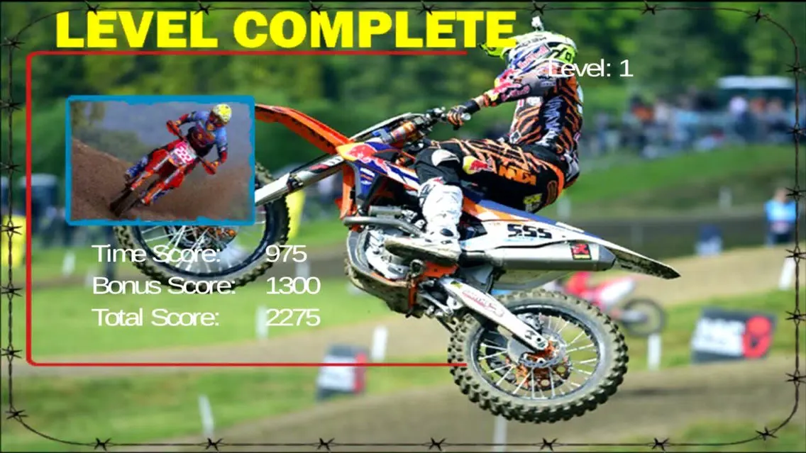 Dirt Motor bike Racing 2D Ekran Görüntüleri