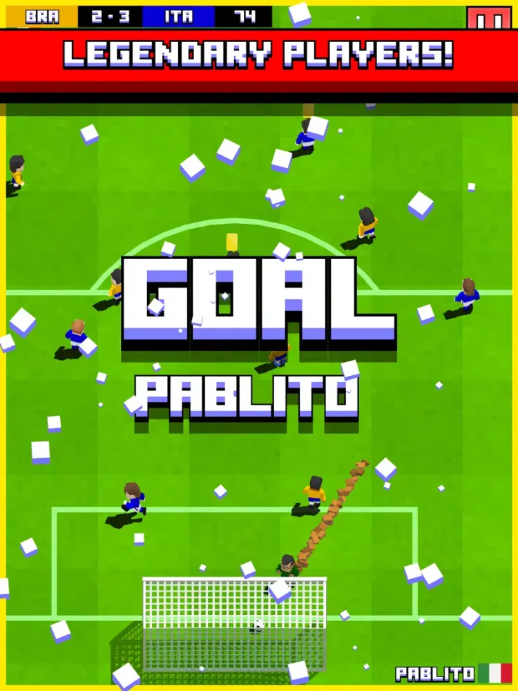 Captures d'écran de Retro Soccer - Arcade Football iPad 