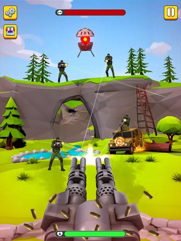 FPS Infantry Attack: Gun Games iPad  Screenshots