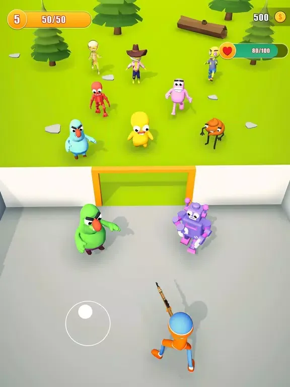 Guys Fight US: Shooting Games iPad  Screenshots