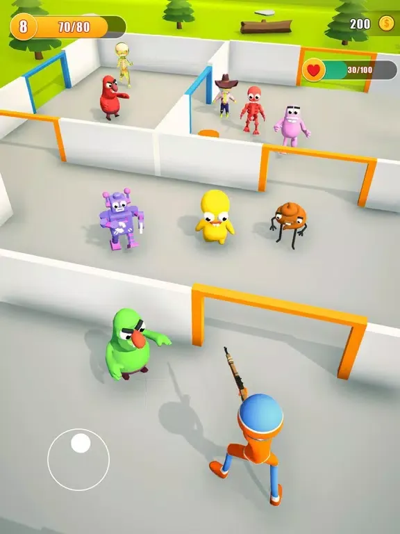 Guys Fight US: Shooting Games iPad  Screenshots