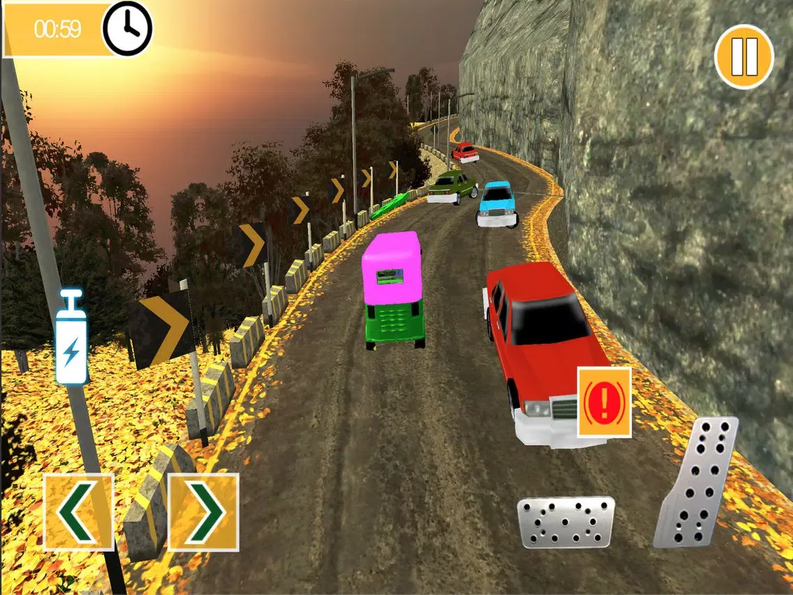 Mountain Rickshaw Driving Sim iPad  سکرین شاٹس