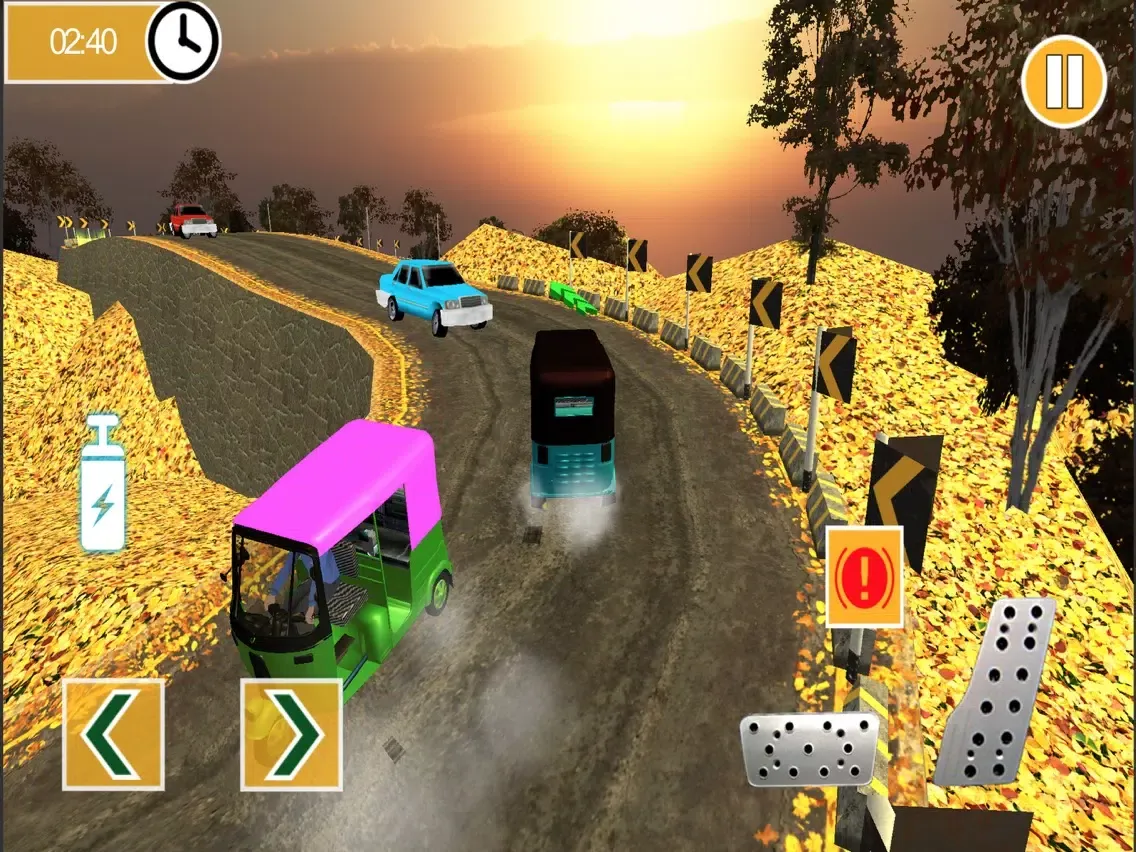 Mountain Rickshaw Driving Sim iPad  سکرین شاٹس