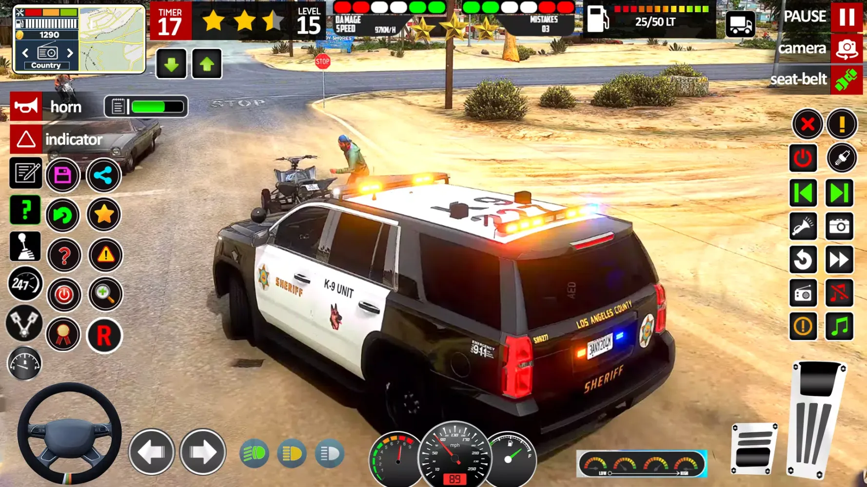 Police Car Chase Cop Simulator 스크린샷