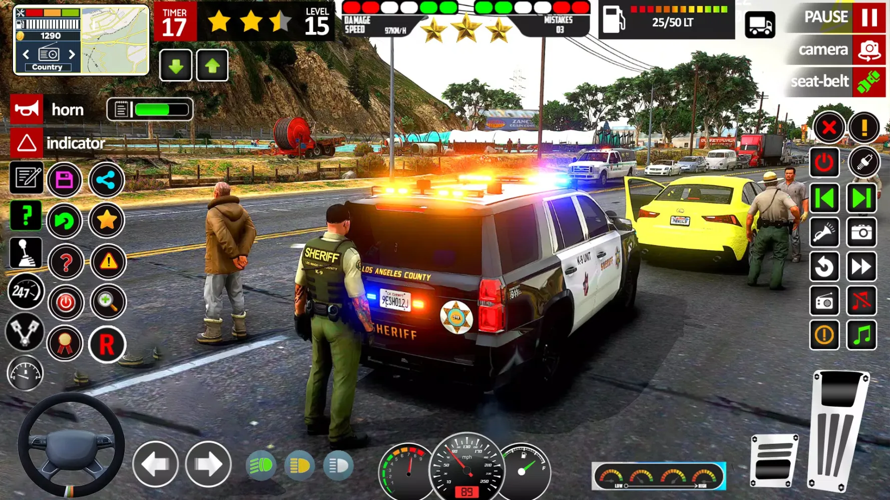 Police Car Chase Cop Simulator 스크린샷
