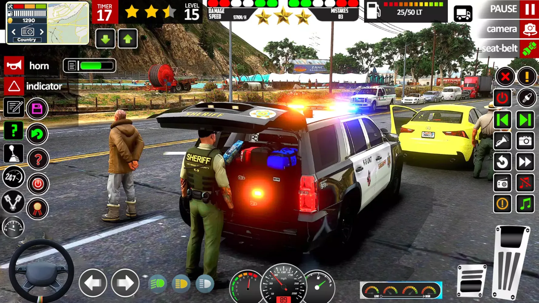 Police Car Chase Cop Simulator 스크린샷