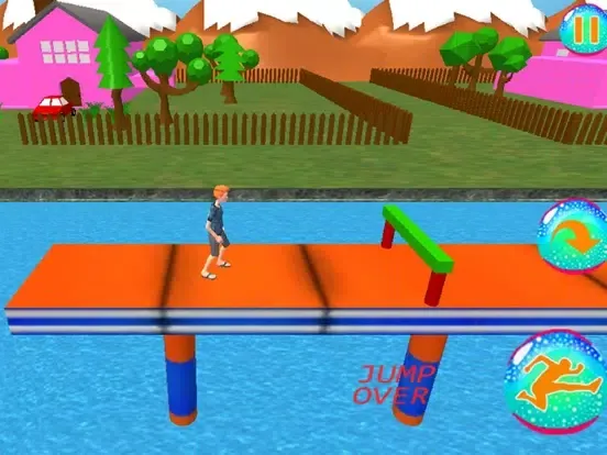 Zrzuty ekranu Stuntman Run - Water Park 3D iPad 