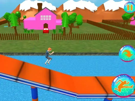 Zrzuty ekranu Stuntman Run - Water Park 3D iPad 