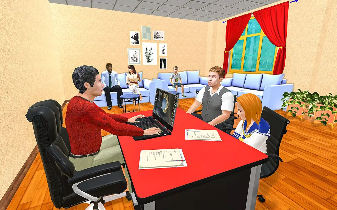 Captures d'écran de High School Life Teacher Games