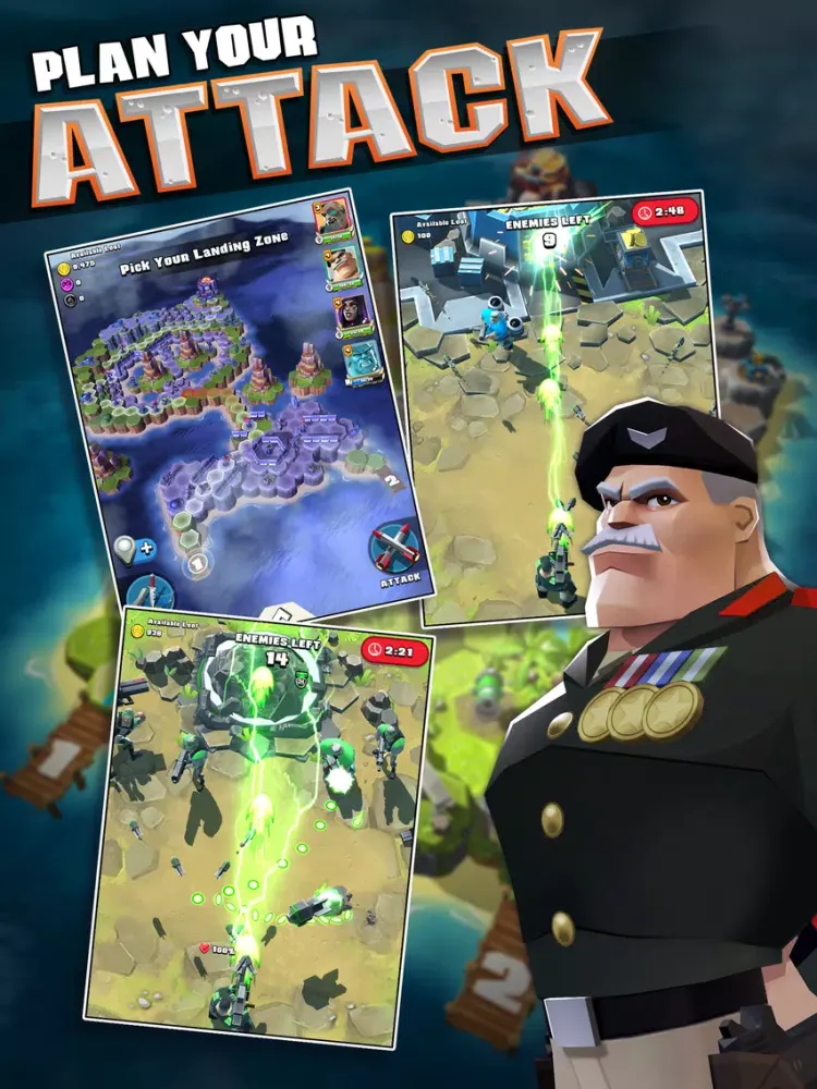 RAID HQ iPad  Screenshots
