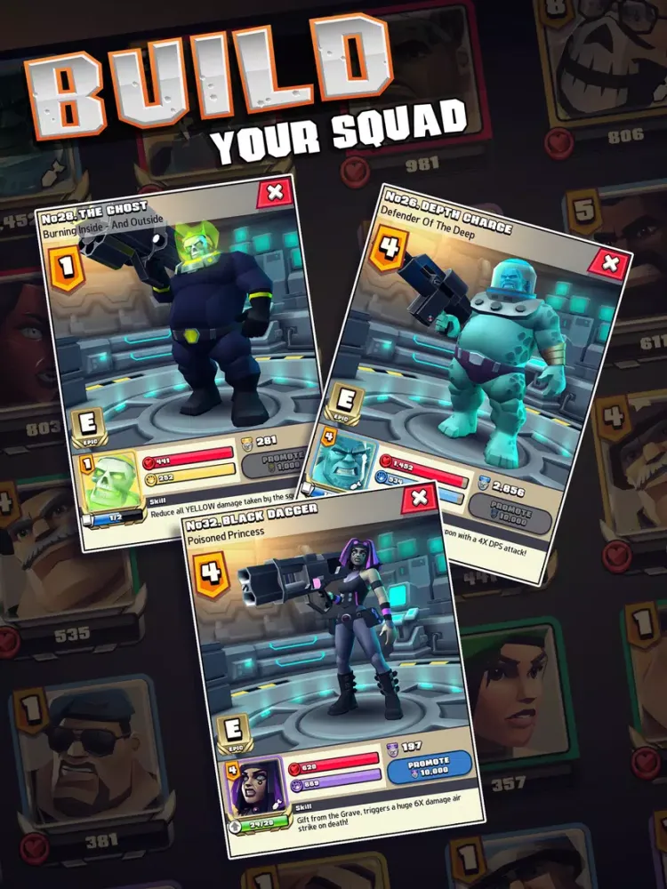 RAID HQ iPad  Screenshots