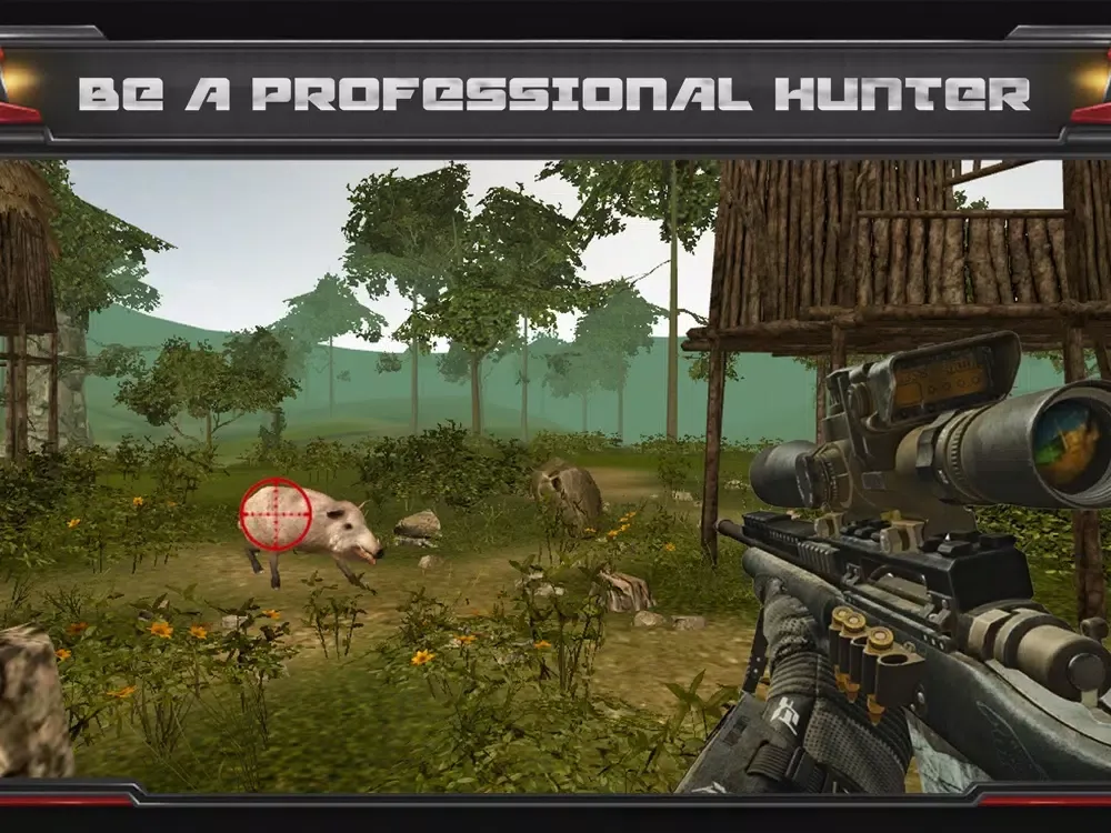 Zrzuty ekranu Wild Hunt Pig Sniper Shooting iPad 