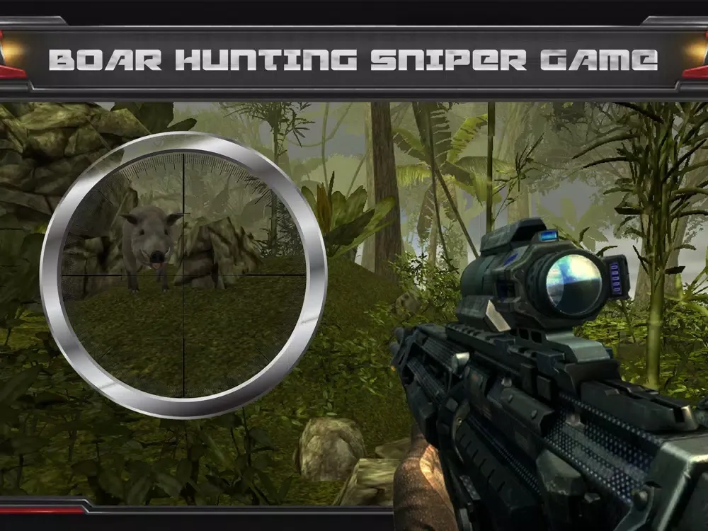 Zrzuty ekranu Wild Hunt Pig Sniper Shooting iPad 