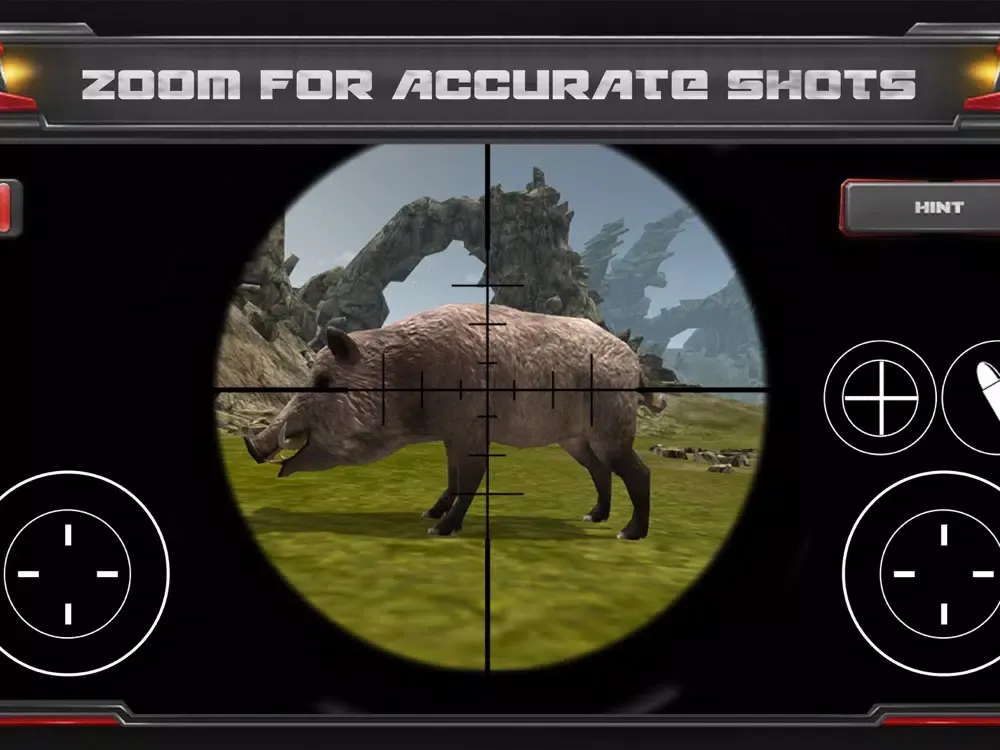 Zrzuty ekranu Wild Hunt Pig Sniper Shooting iPad 