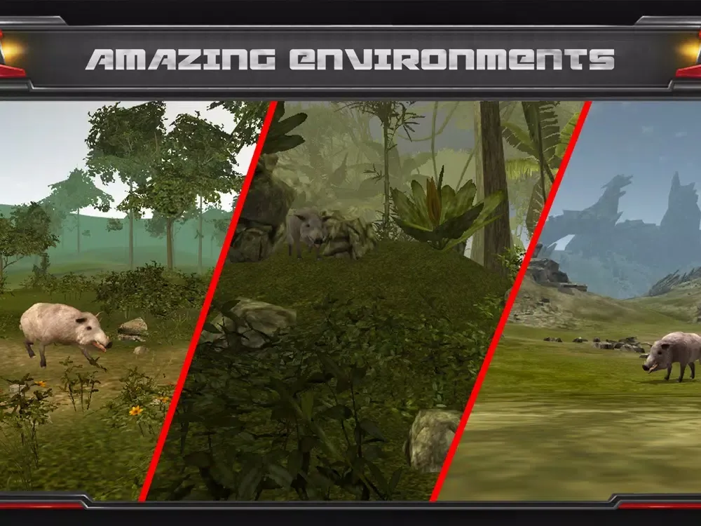Zrzuty ekranu Wild Hunt Pig Sniper Shooting iPad 