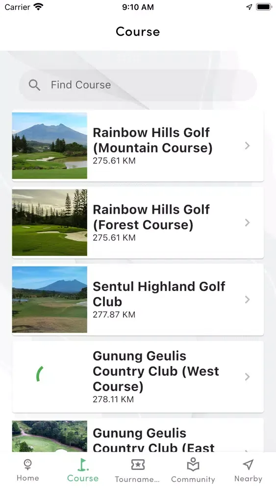My Golf Statistic MGS Screenshots