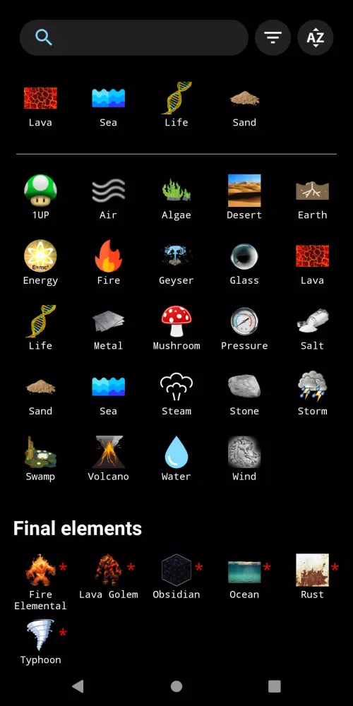Capturas de tela do Great Alchemy 2