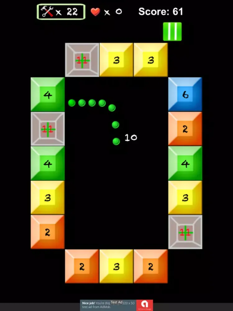 Zrzuty ekranu Blocks Vs Snakes iPad 