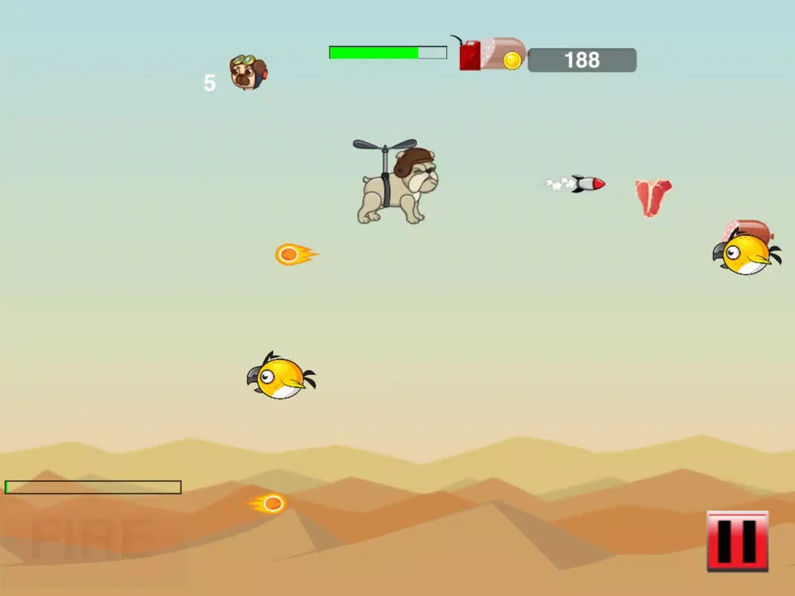 Tangkapan skrin Woof Riders iPad 