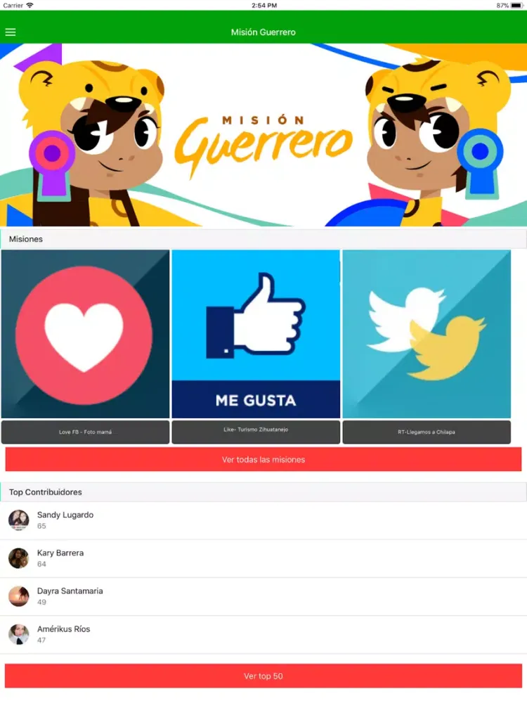 Capturas de pantalla de Misión Guerrero iPad 