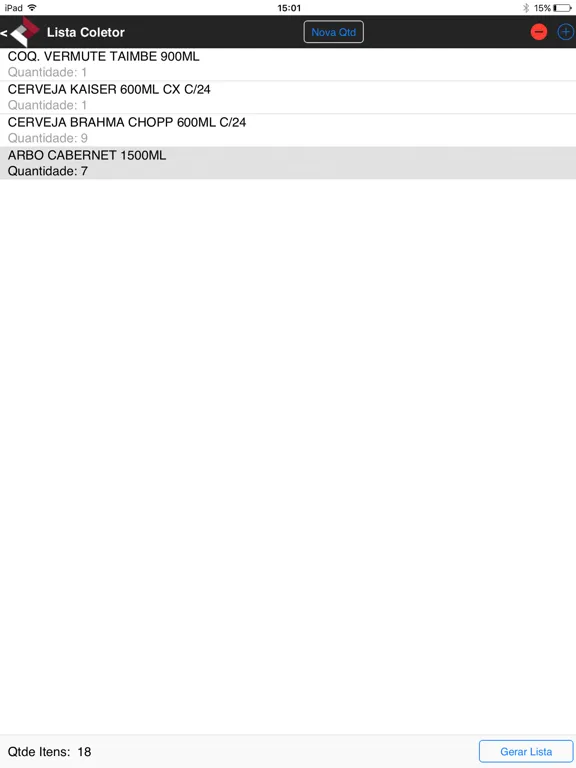 MGWare Coletor iPad  スクリーンショット