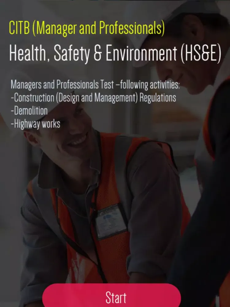 CITB MAP H&S Test - Managers and Professionals iPad  स्क्रीनशॉट