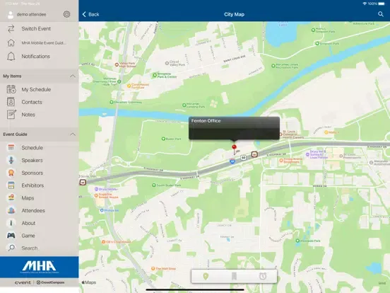 Business Summit MHA, Navigator iPad 应用截图