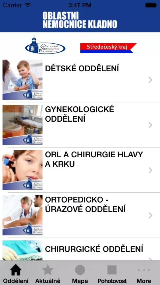 Oblastní Nemocnice Kladno, a.s. Screenshots