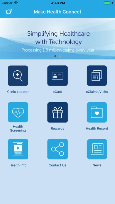 ภาพหน้าจอของ MHC Clinic Network Locator