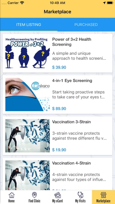 MyMHC Screenshots