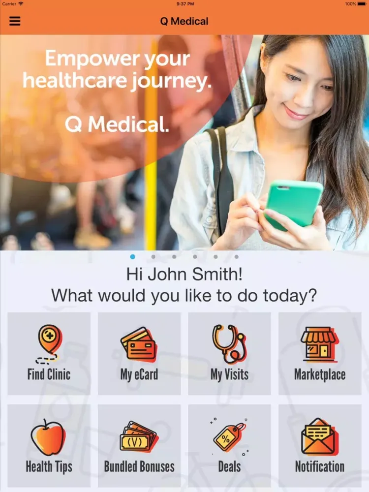 Q Medical iPad 应用截图