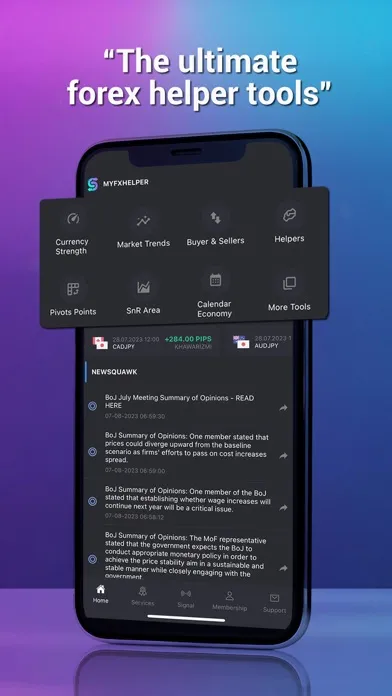 Myfxhelper - Forex Signal Screenshots