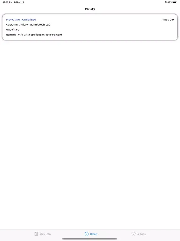 MHI CRM iPad  স্ক্রিনশট