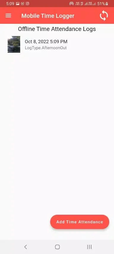 MHI Mobile Attendance Screenshots