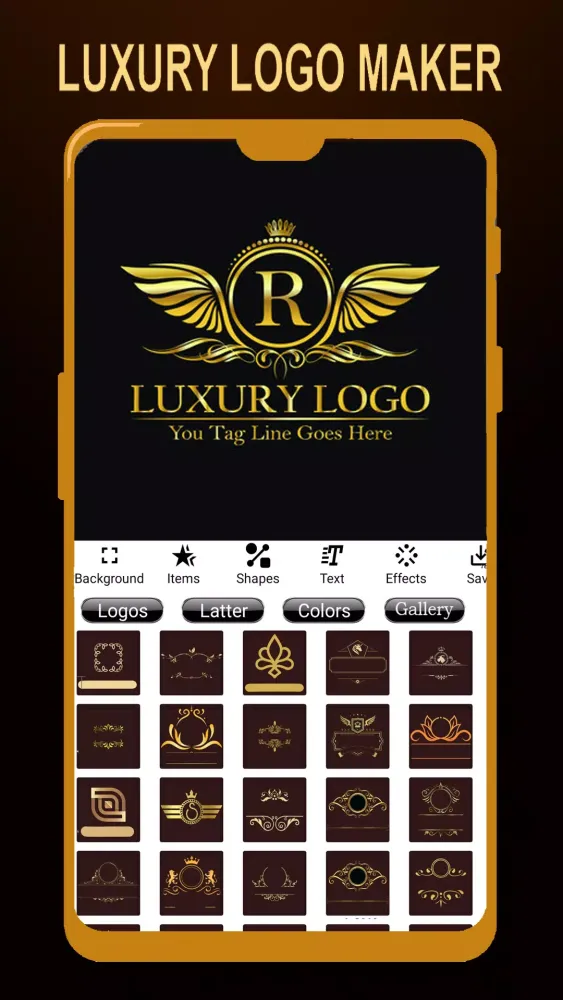 Luxury Logo maker, Logo Design Screenshots