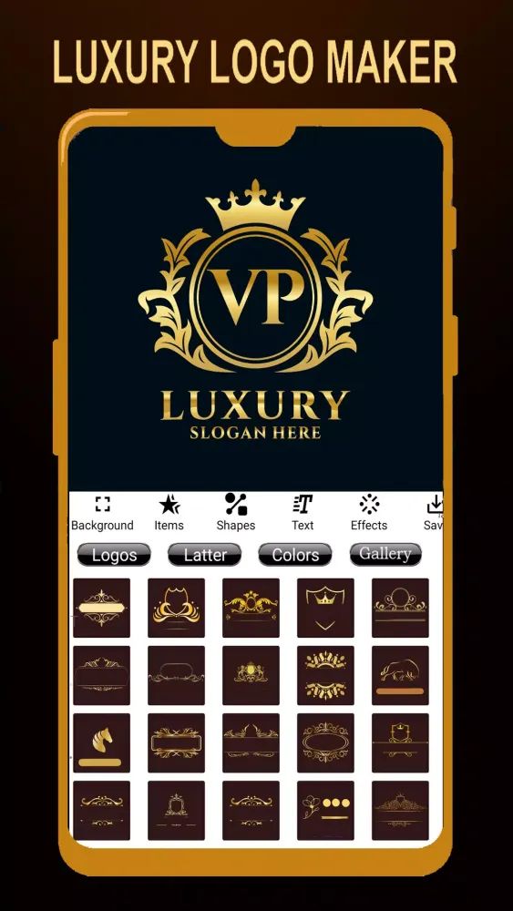 Luxury Logo maker, Logo Design Screenshots