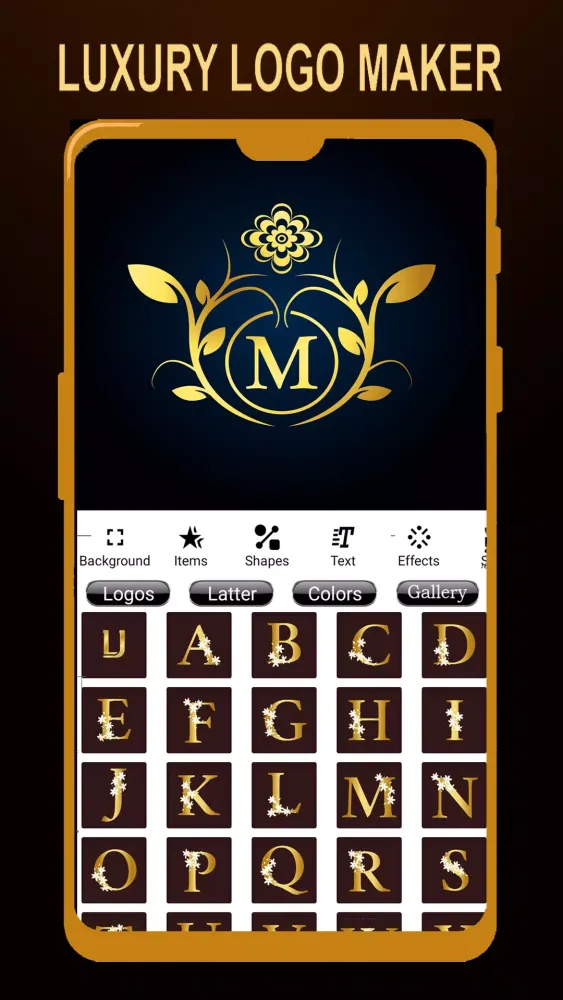Luxury Logo maker, Logo Design Screenshots