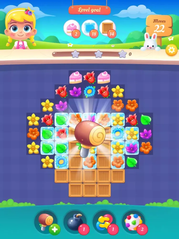 Blossom Swipe Mania iPad  Screenshots