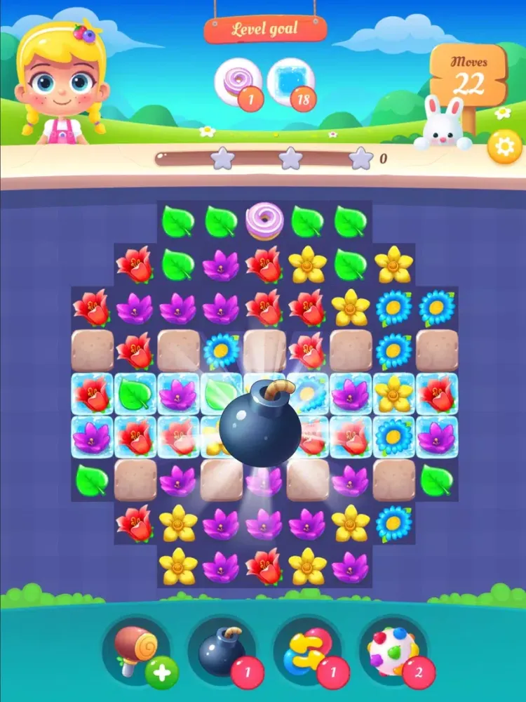 Blossom Swipe Mania iPad  Screenshots