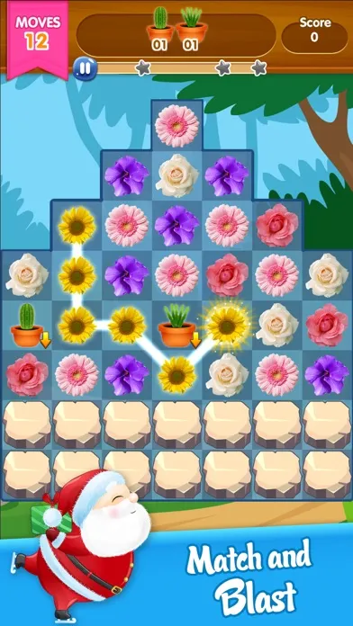 ภาพหน้าจอของ Blossom Link: Flower Valley