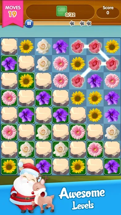 ภาพหน้าจอของ Blossom Link: Flower Valley