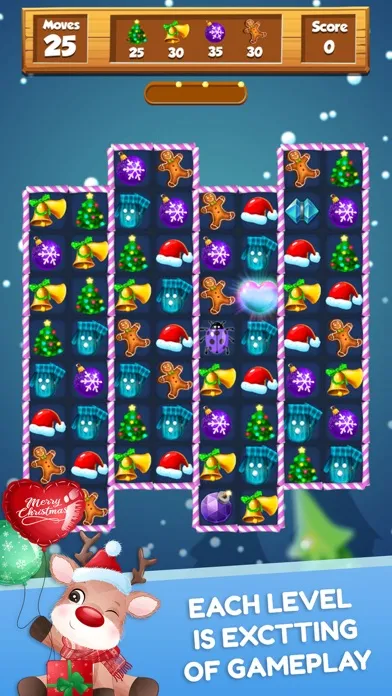 Скриншоты Christmas Match 3 Games