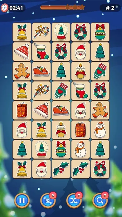 Christmas Tile Connect Screenshots