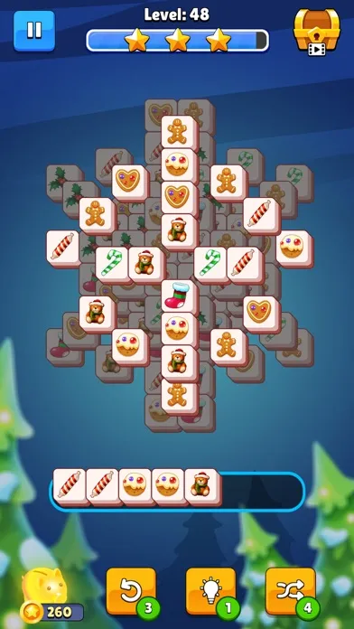 Christmas Mahjong : Match 3 Ekran Görüntüleri