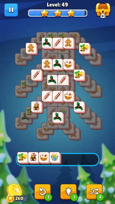 Christmas Mahjong : Match 3 Ekran Görüntüleri