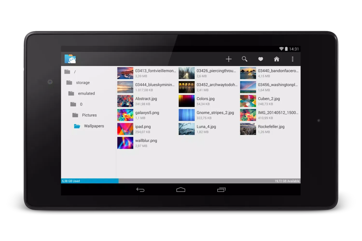 File Manager应用截图