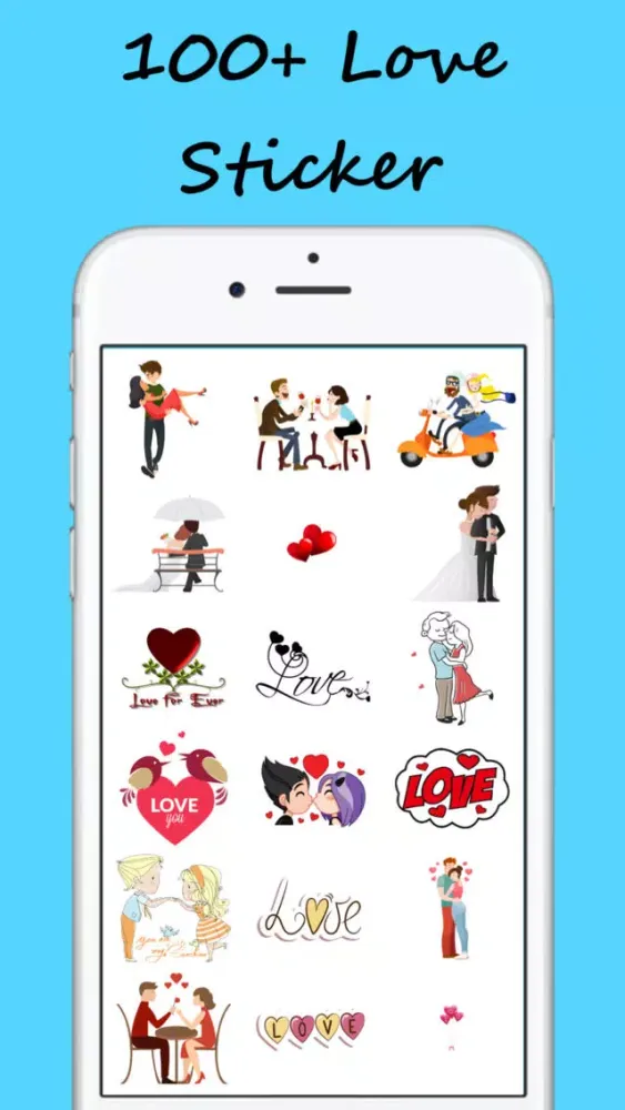 Love Sticker For iMessanger سکرین شاٹس