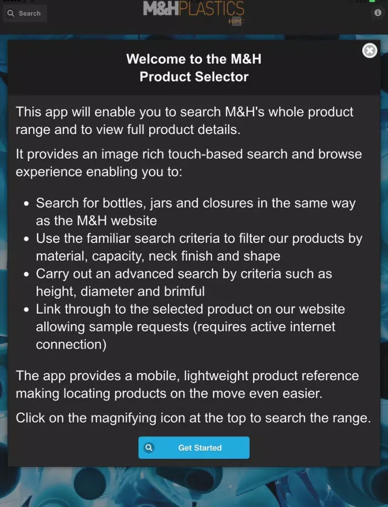 M&H Product Selector iPad 应用截图