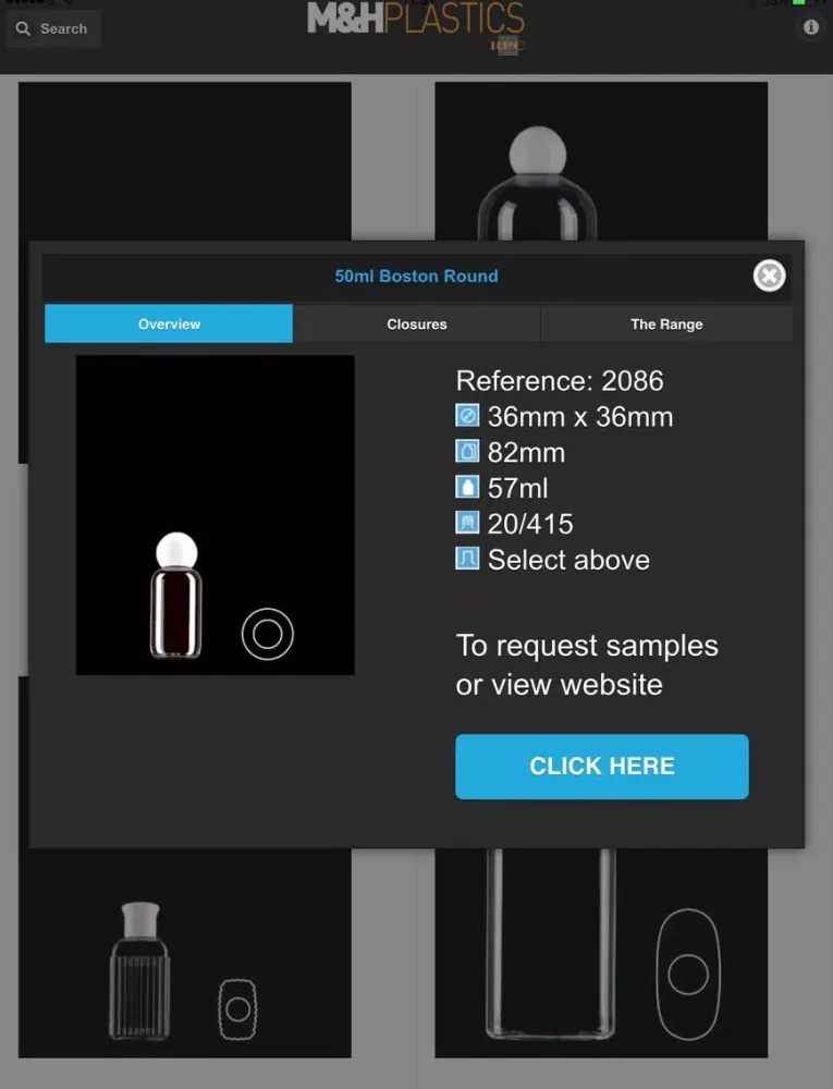 M&H Product Selector iPad 应用截图